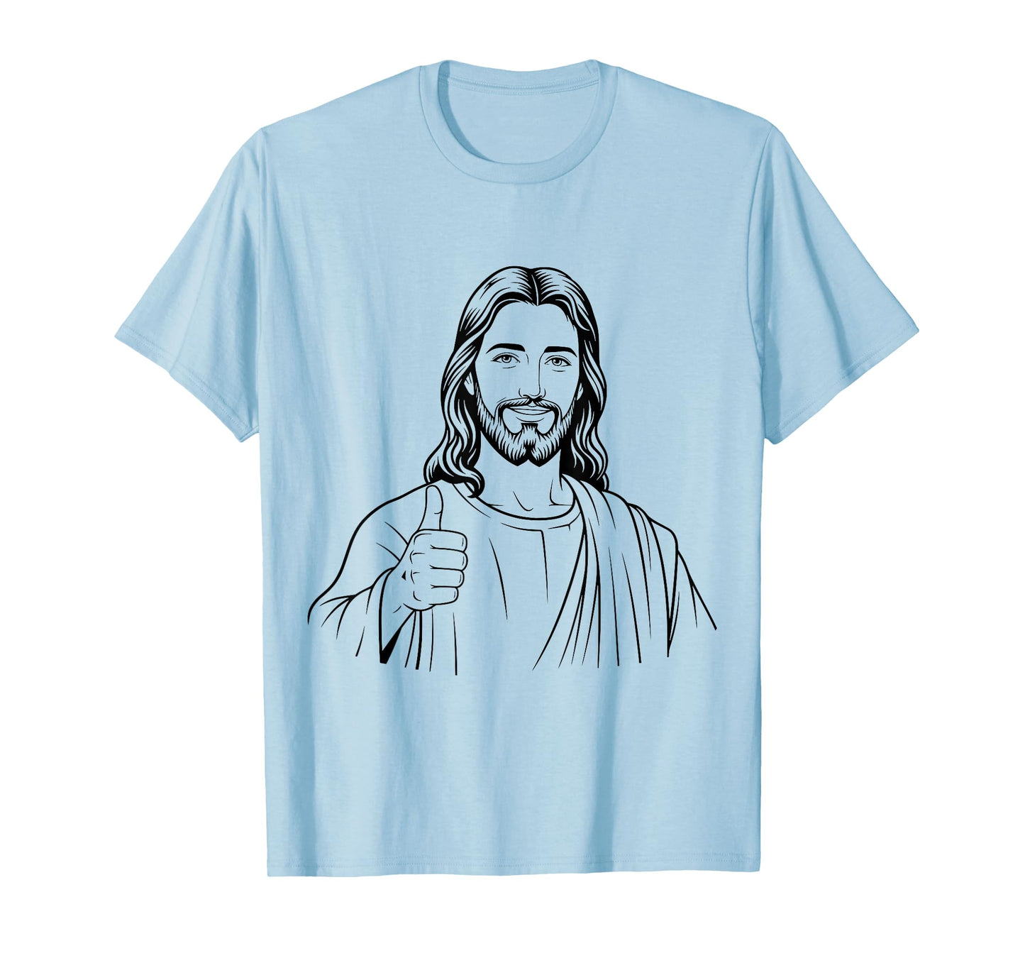 Jesus Christ Thumbs Up Funny Christianity Roman Catholic T-Shirt