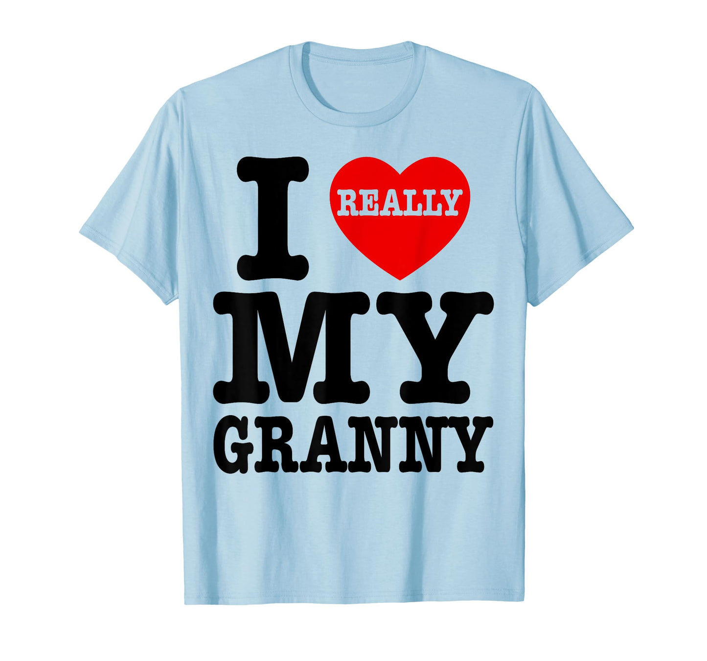 I Love (Heart) My Granny Grandma Kids Granddaughter Grandson T-Shirt