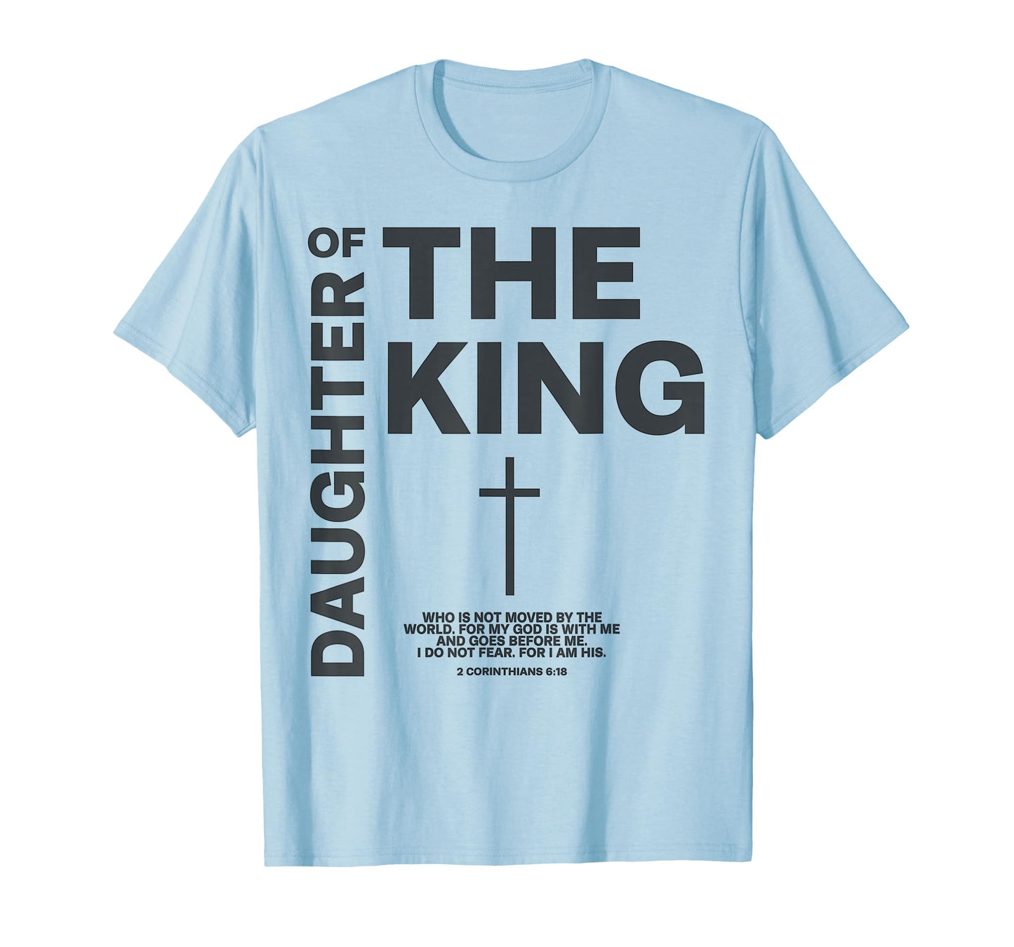 Daughter of King Child of God Jesus Christian Women Kids T-Shirt