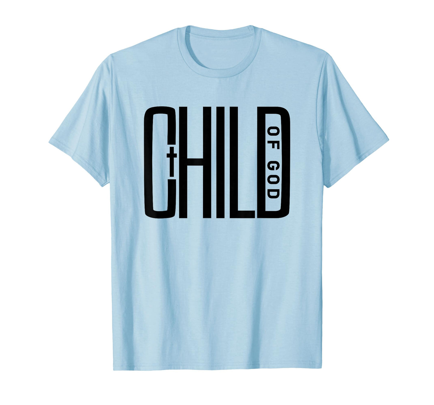 Child of God - Inspirational Christian Faith, Cross Graphic T-Shirt
