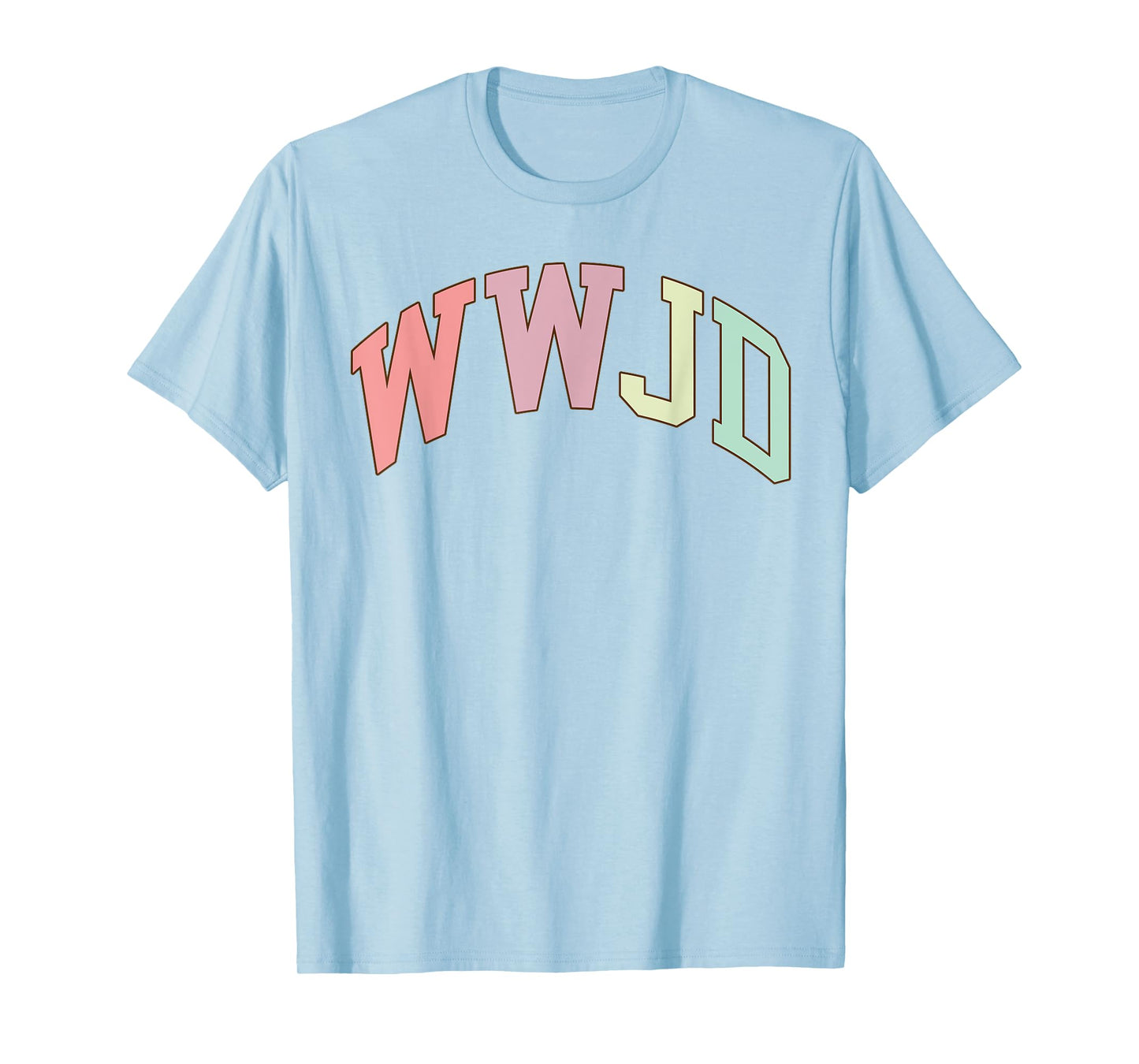 WWJD What Would Jesus Do Christian Bible Faith Minimalist T-Shirt