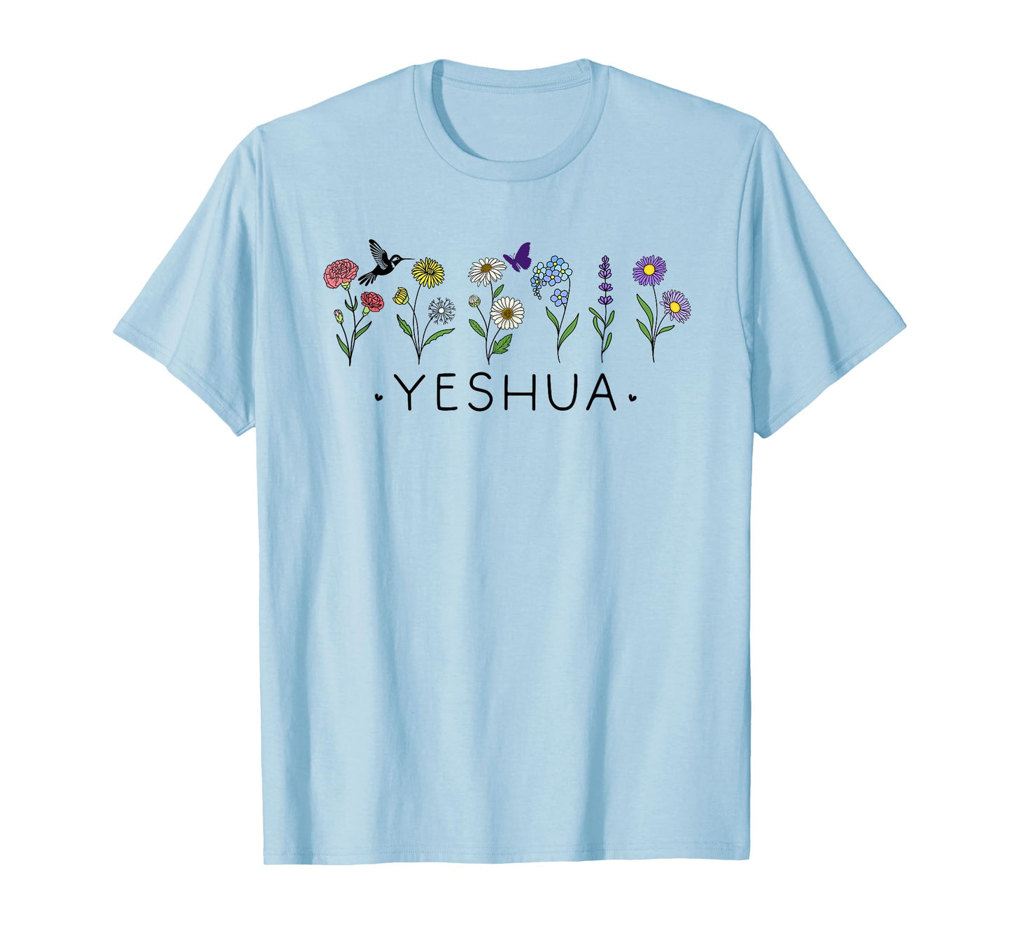 Yeshua Christian Bible Verse Butterfly Scripture God Quotes T-Shirt