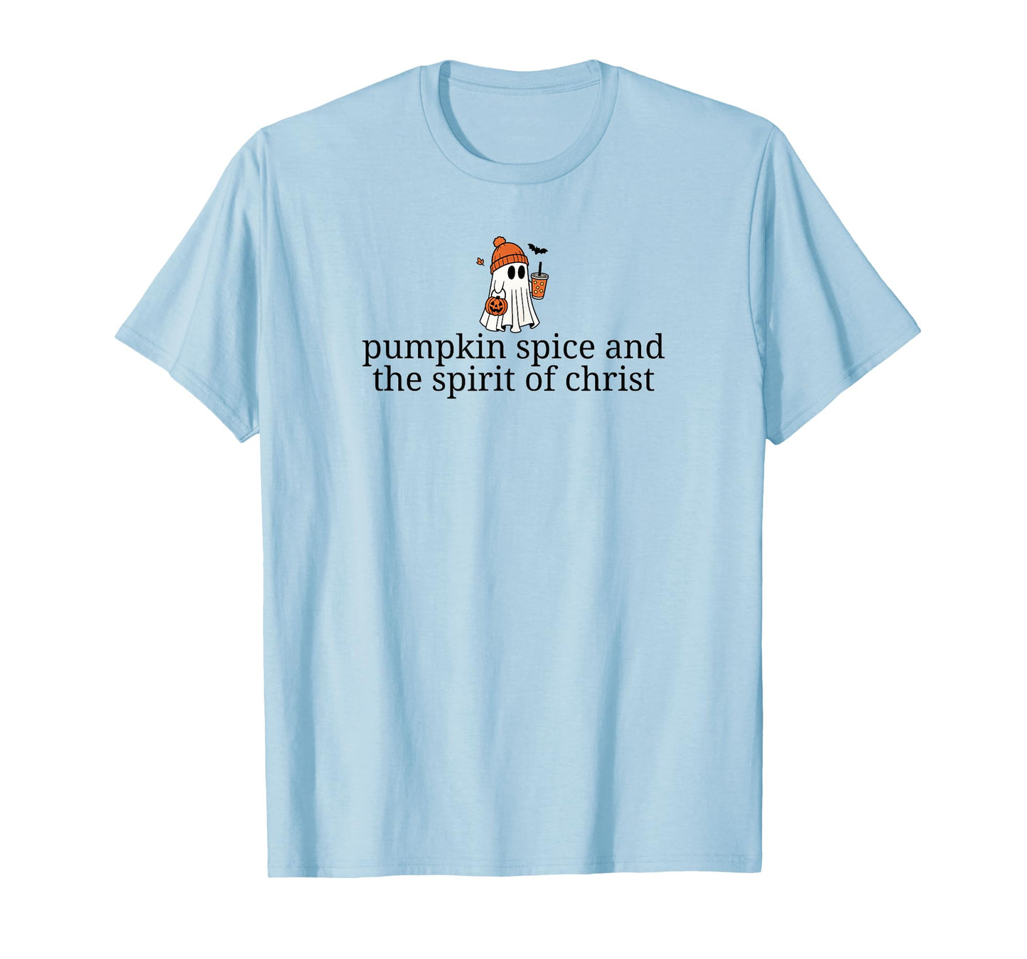 Christian Halloween Cute Fall Ghost Pumpkin Spice Coffee T-Shirt