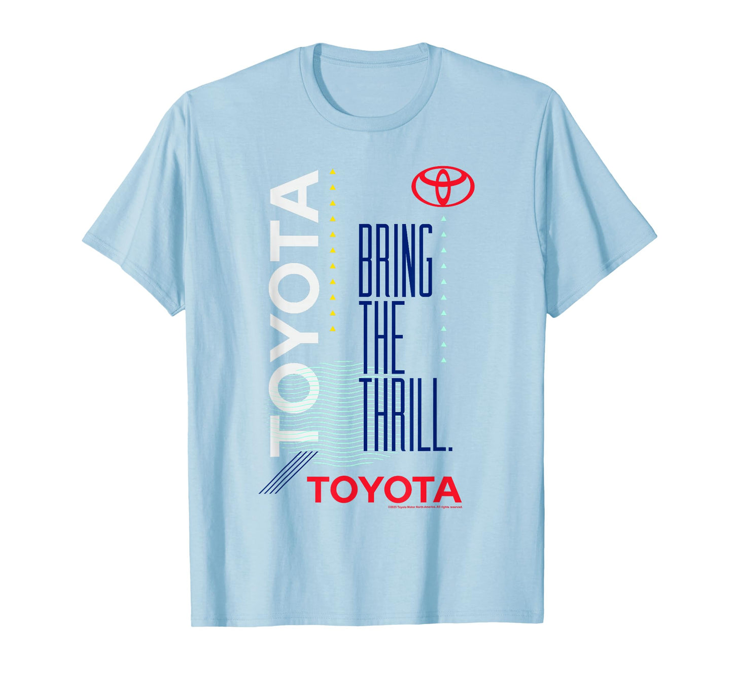 Toyota Bring The Thrill Epic Quote Big Chest Logo T-Shirt
