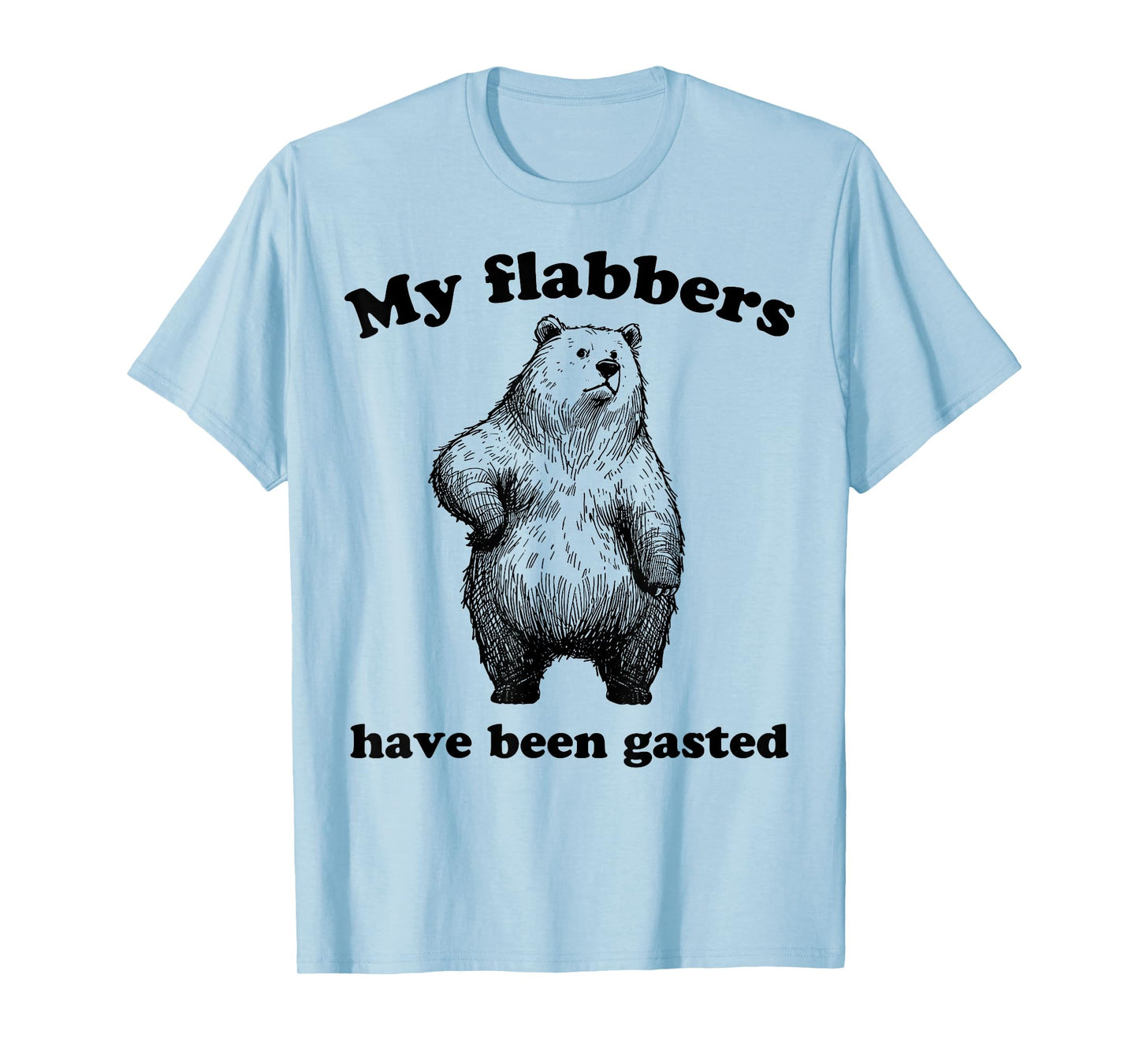 My Flabbers Have Been Gasted Bear Funny Meme T-Shirt