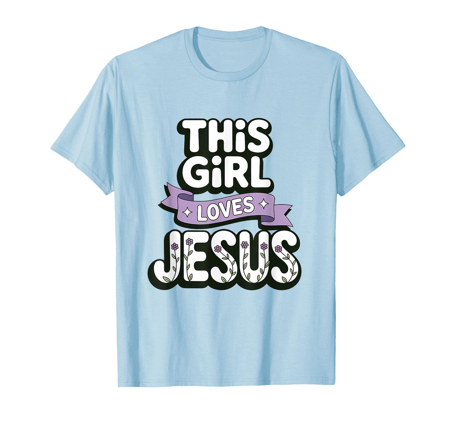 This Girl Loves Jesus Christian Girl Jesus T-Shirt