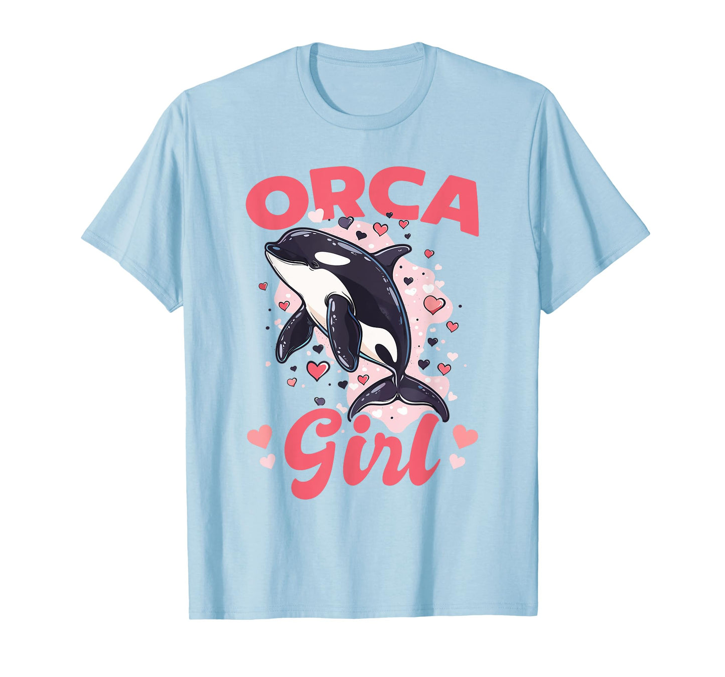 Funny Orca Animal Orca Girl T-Shirt