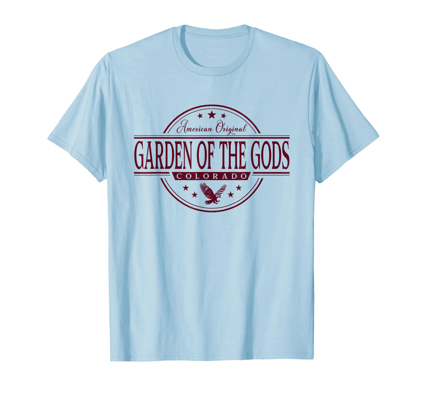 Garden of The Gods Colorado - Garden of The Gods CO Label T-Shirt