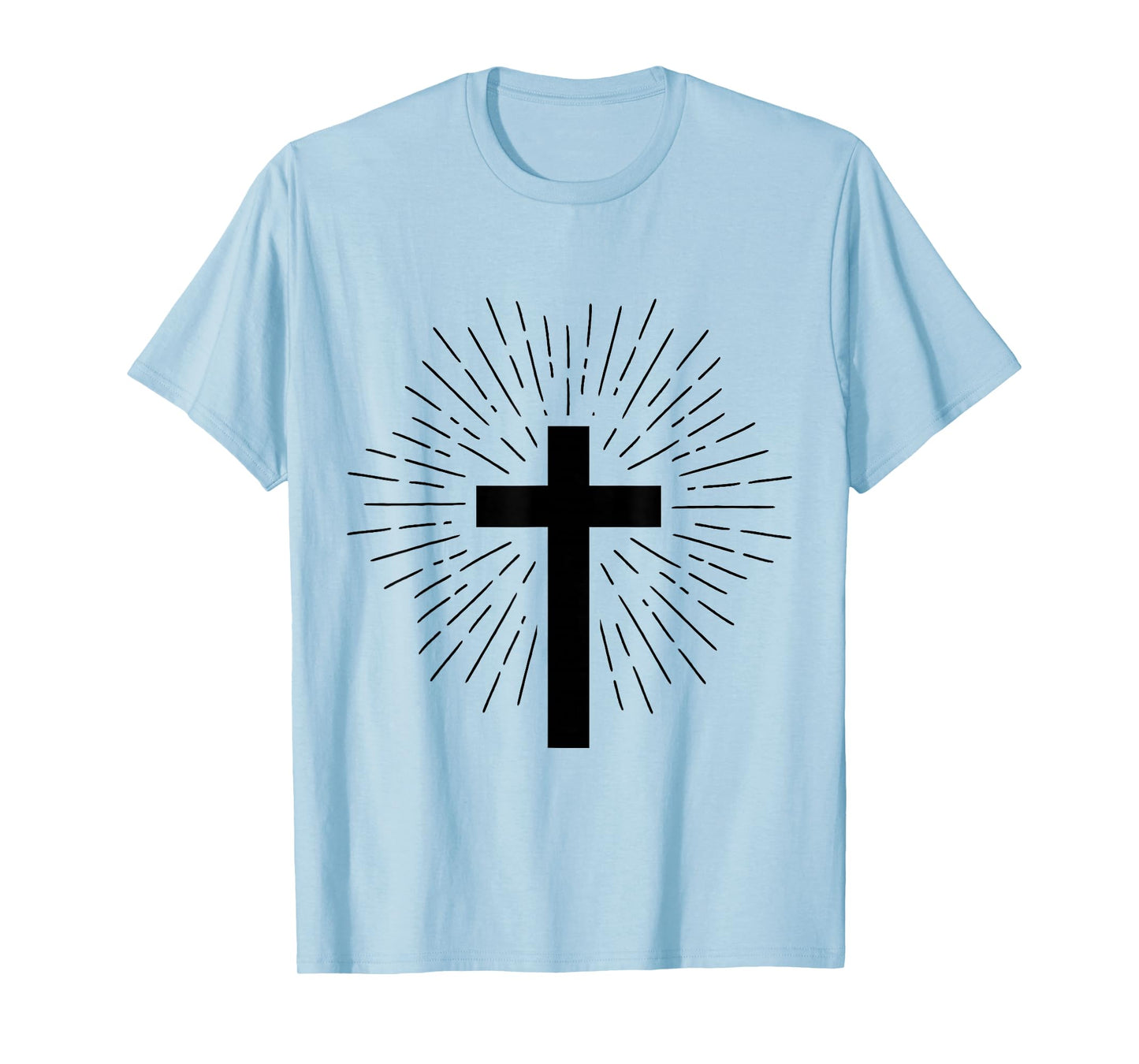 Vintage Cross Blessed Christian Faith Jesus Lover Spiritual T-Shirt