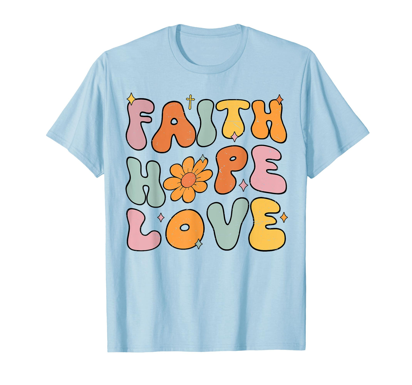 Christian Faith Over Fear Women Girl Cute God Sister Toddler T-Shirt