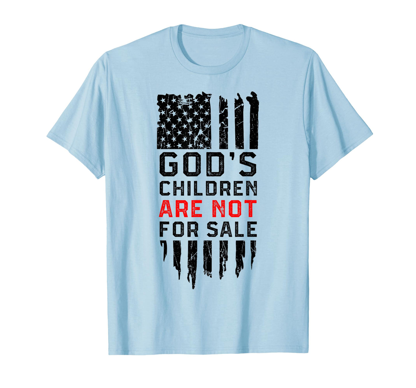 God's children are not for sale US american flag T-Shirt