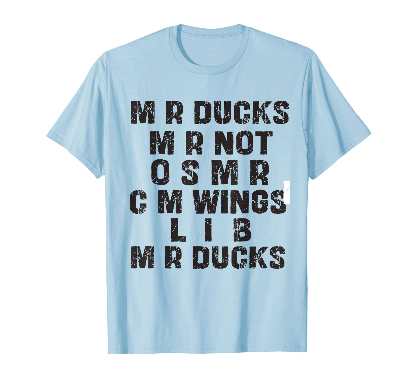 M R Ducks Funny Duck Talk For Bird And Pun Lovers T-Shirt