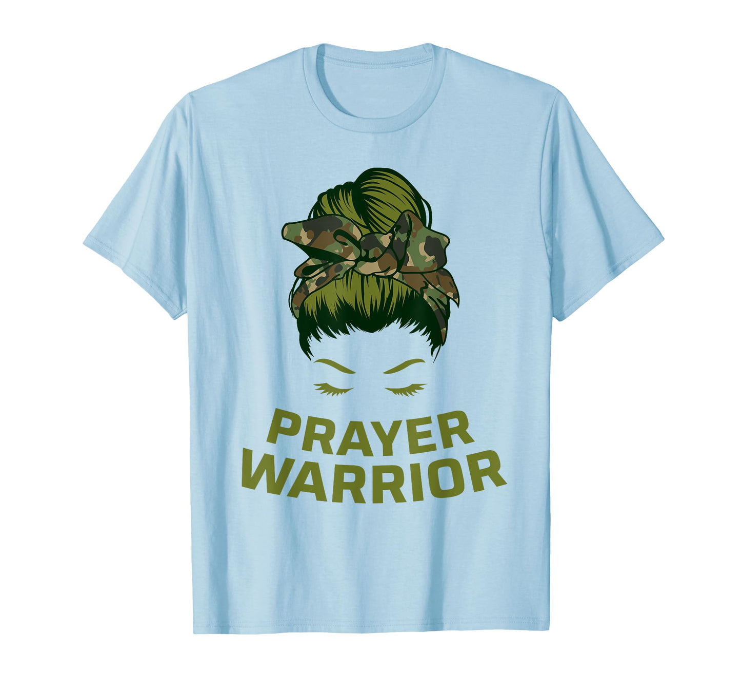 Prayer Warrior Women Faith God Jesus Christian T-Shirt