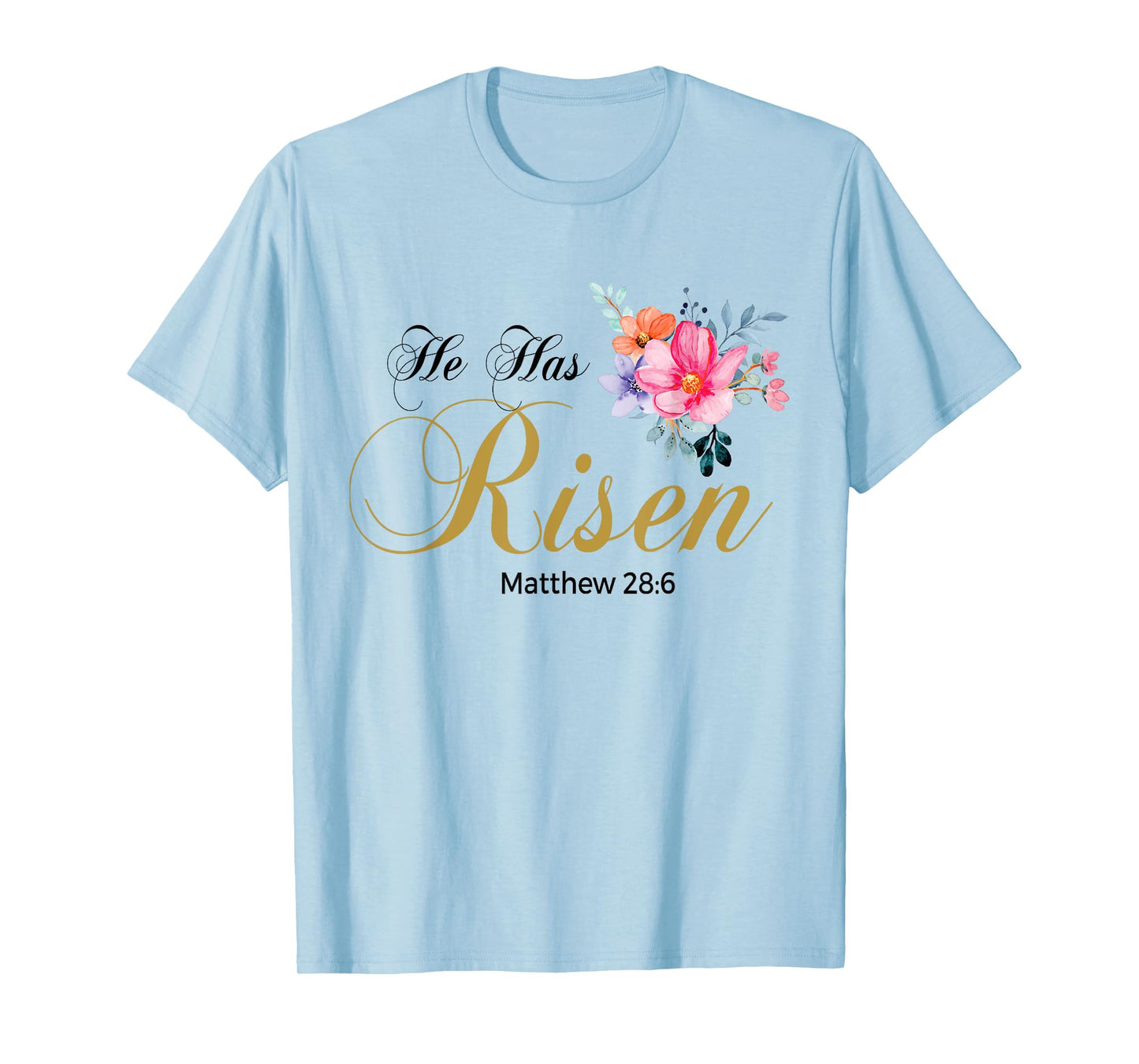 He Has Risen Jesus Religous Easter Sunday Christian Jesus T-Shirt
