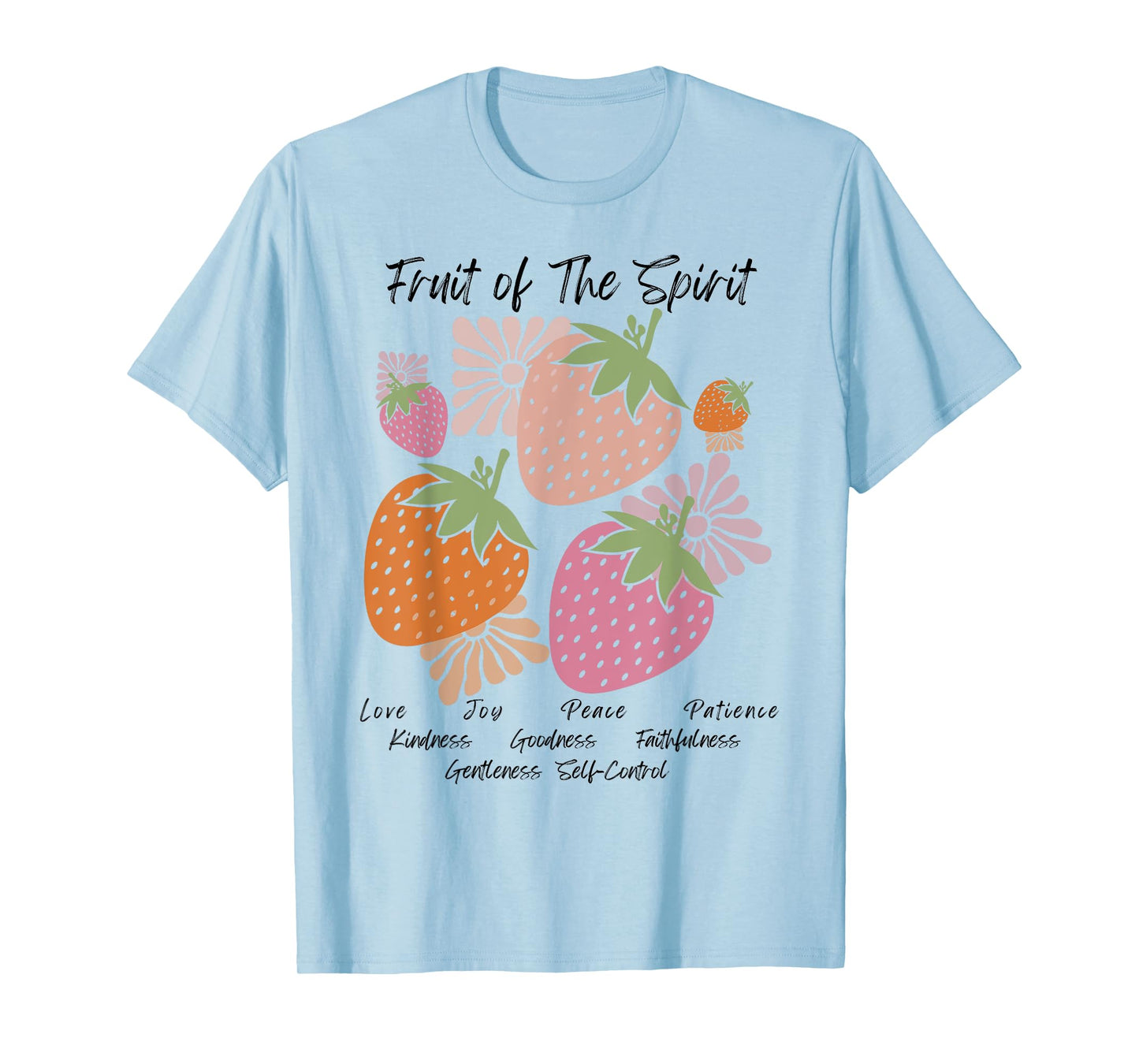 Fruits Of The Spirit Christian Bible Verse Jesus Faith Women T-Shirt