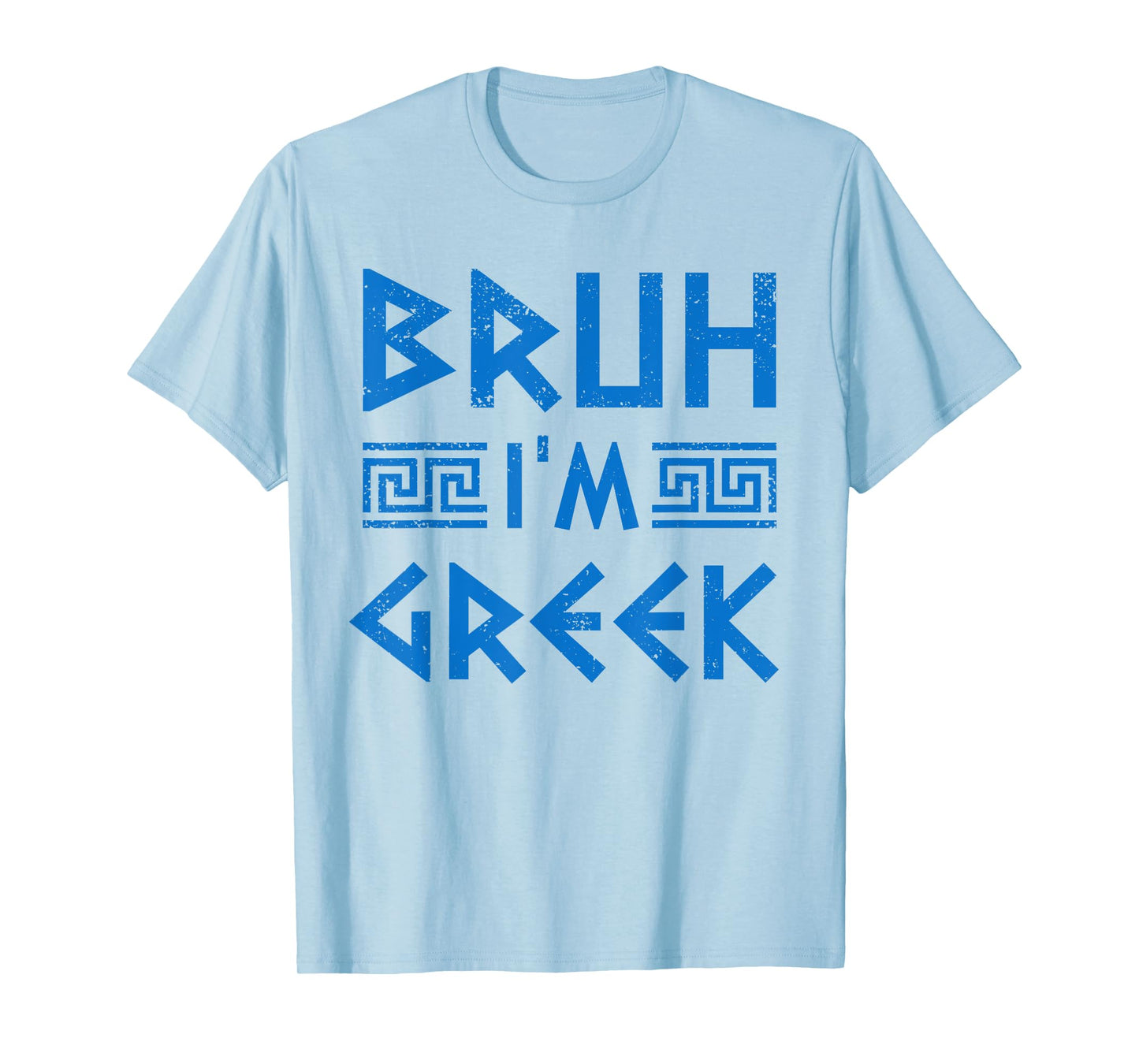 Bruh I'm Greek Funny Ancient Greek Festival Greek Boys T-Shirt