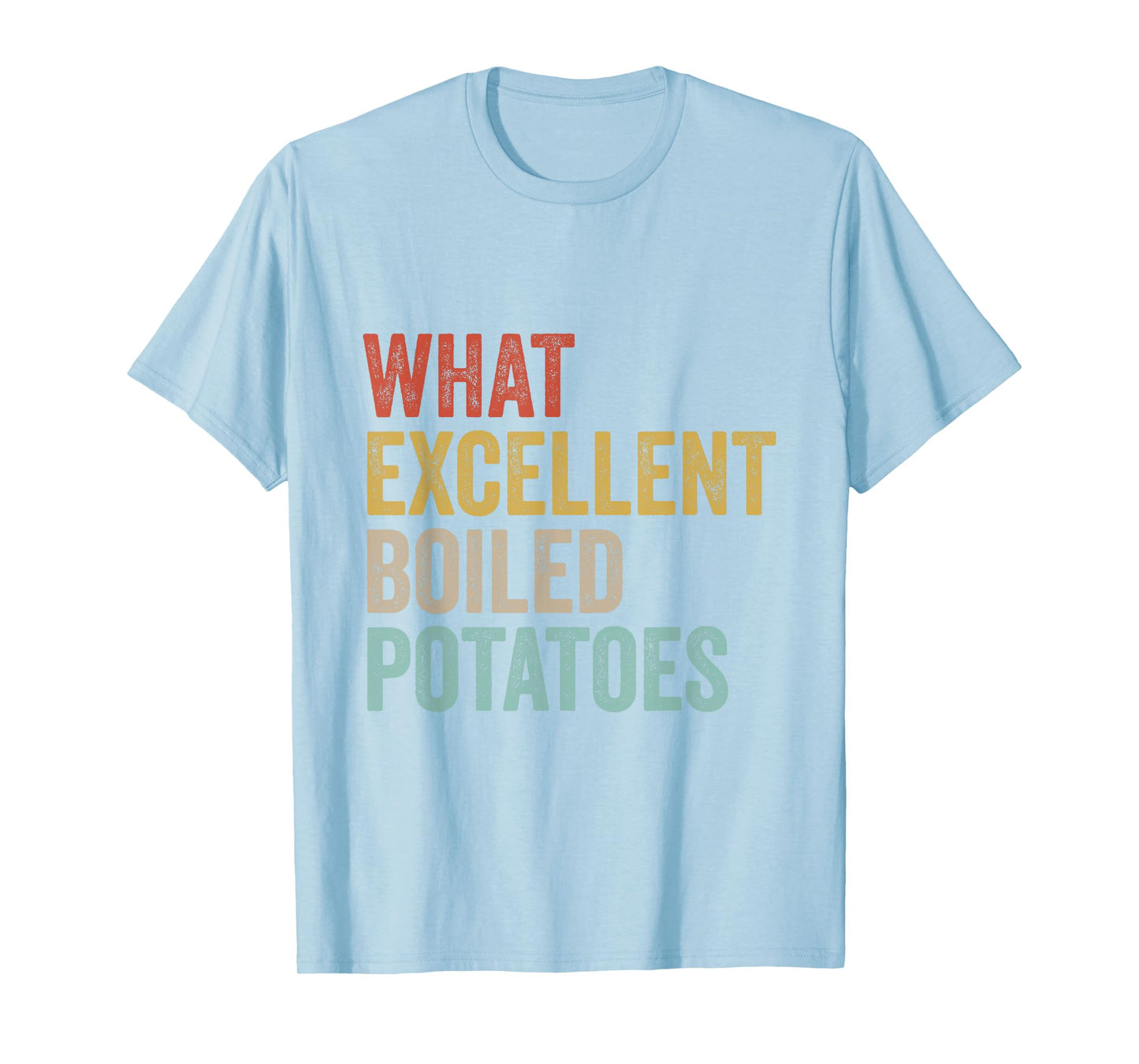 Book Lover Austen Literature What Excellent Boiled Potatoes T-Shirt