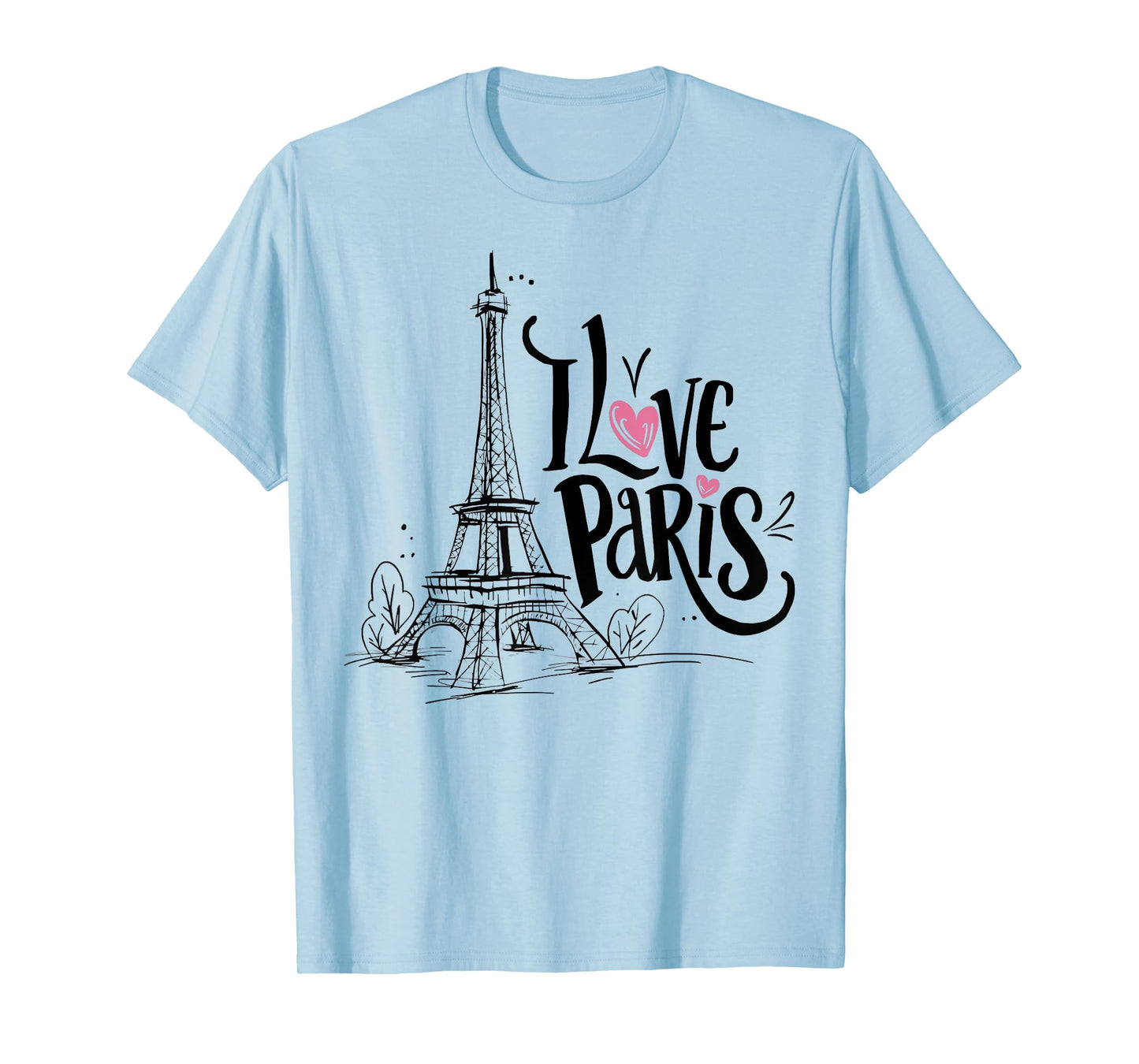 Eiffel Tower Paris Girls Guys Travel Holiday France Souvenir T-Shirt