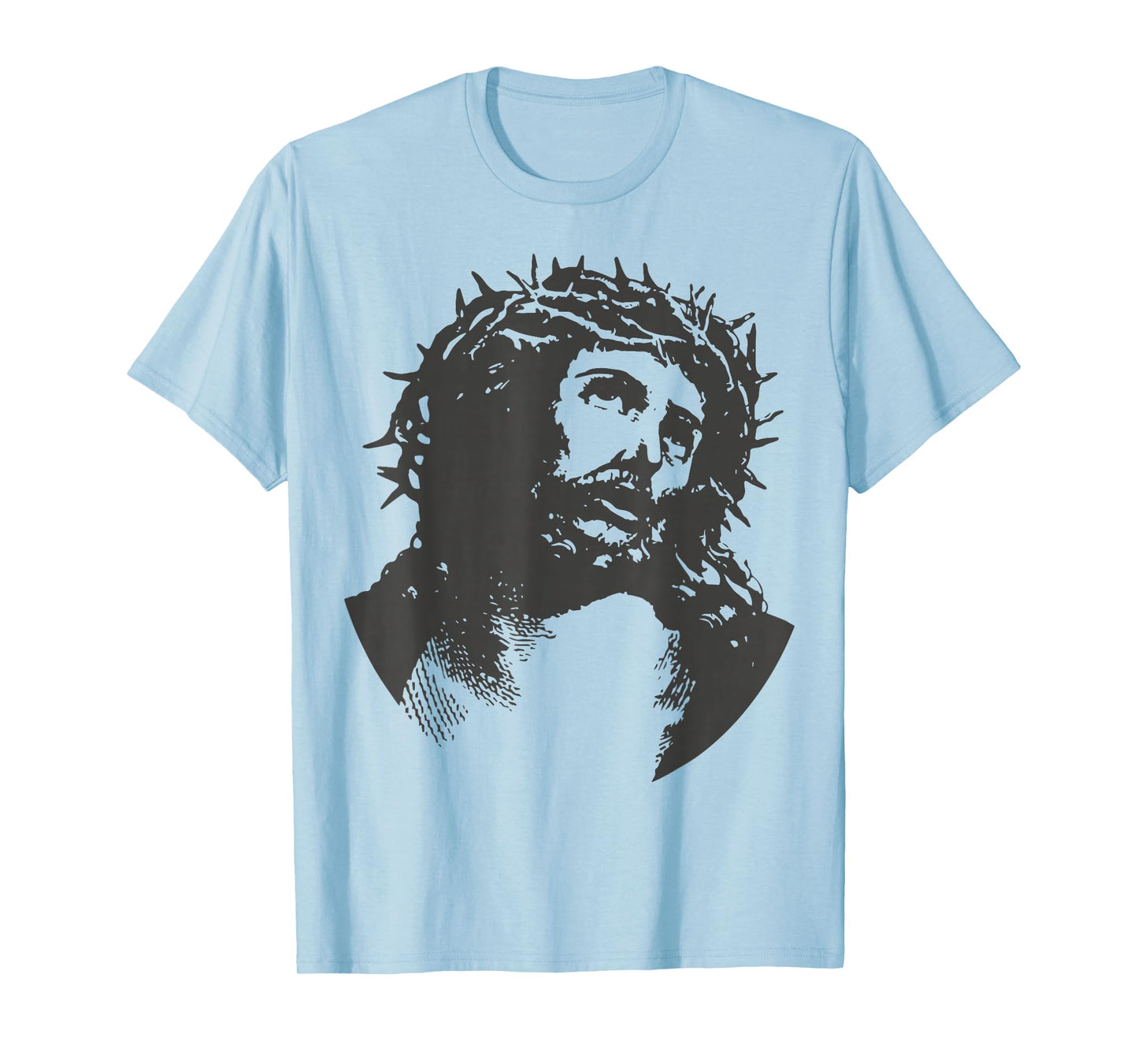 Jesus Christ Crucifix Crucified Easter Crown Thorns Catholic T-Shirt