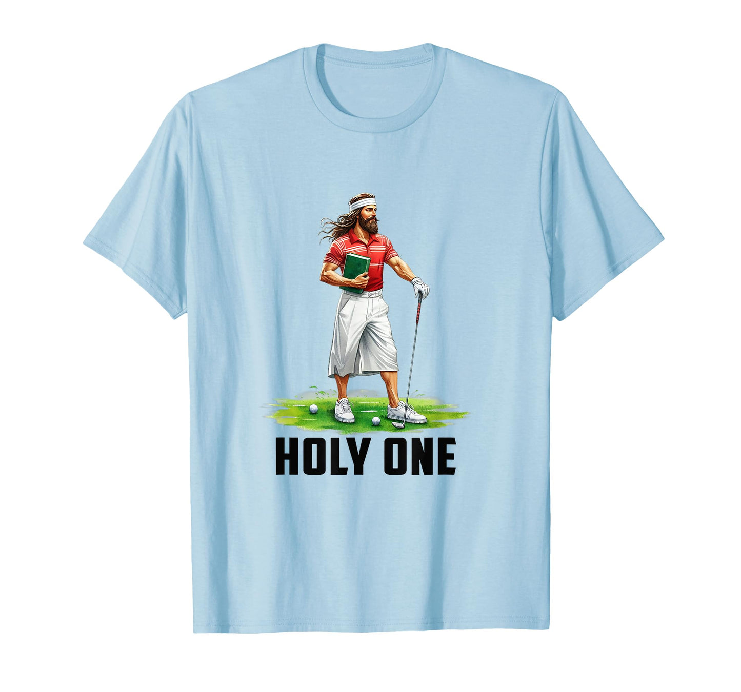 Jesus Golf Holy One Christian God Golfers Golfing Christ T-Shirt