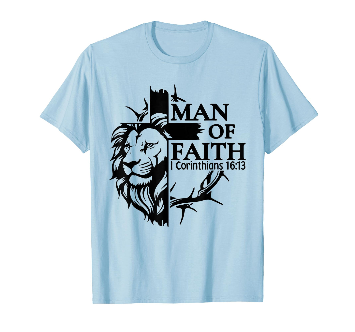 Faith, God, Religious, Man of Faith, Believe, Faith Cross T-Shirt