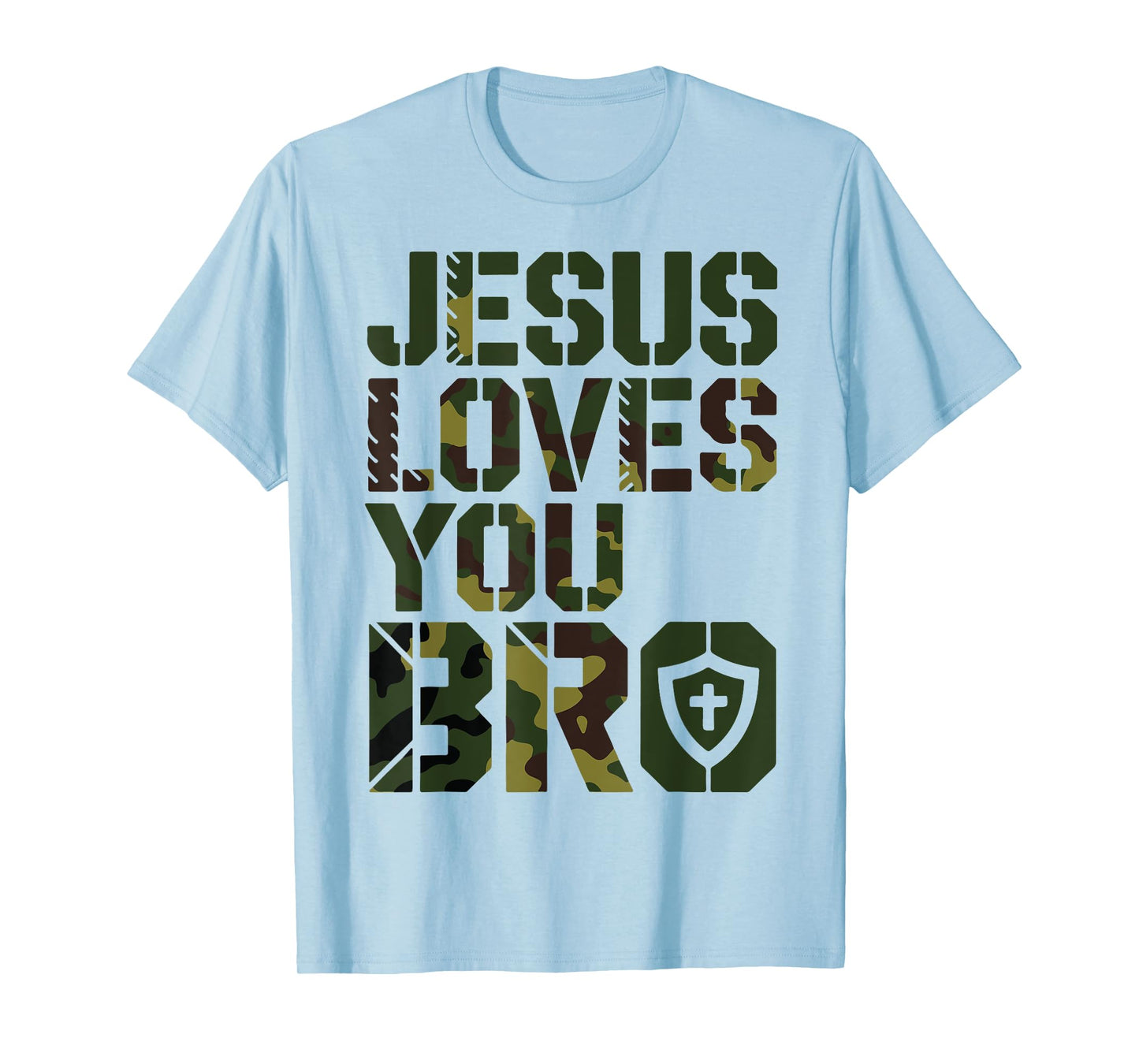 Men Jesus Loves You Bro Funny Christian Boy Godson Toddler T-Shirt