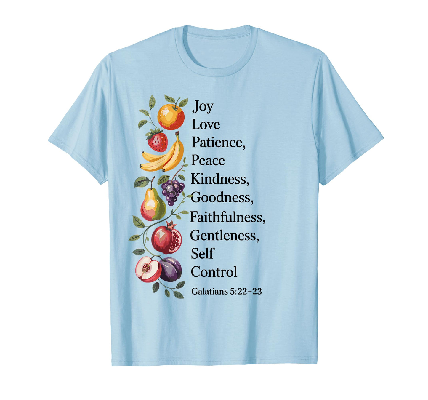 Awesome Galatians Fruit Of The Spirit Religious Verses T-Shirt