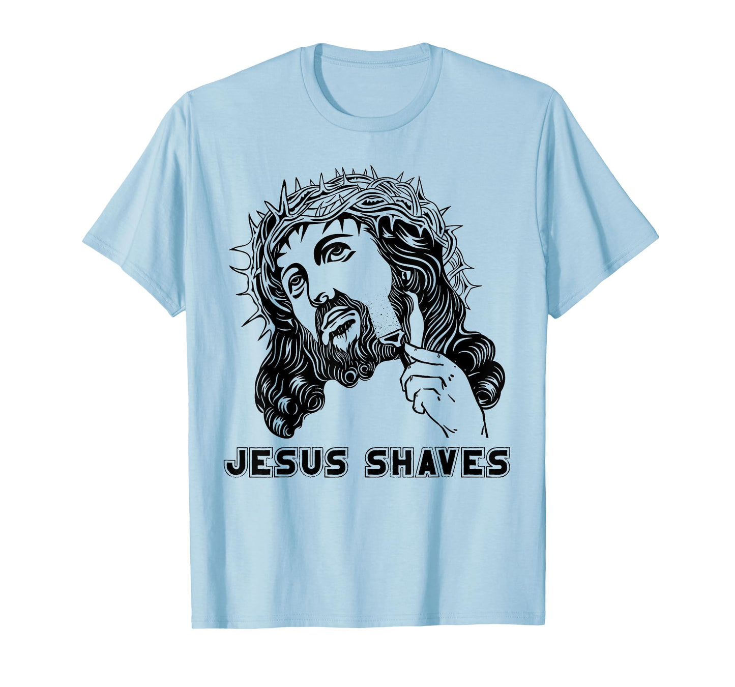 Jesus Shave Christian God Bible Cross Faith T-Shirt