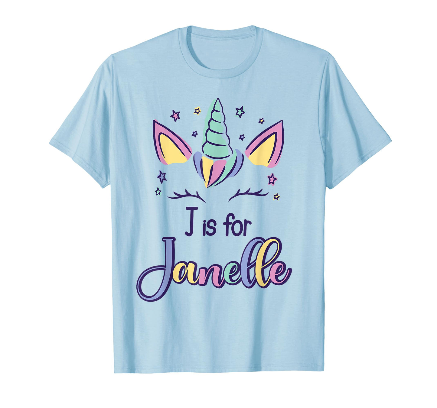 First Name Janelle Personalized J Is For Janelle T-Shirt