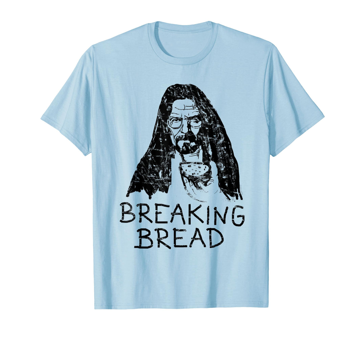 Jesus Funny Breaking Bread Christ Cross Faith Christ T-Shirt