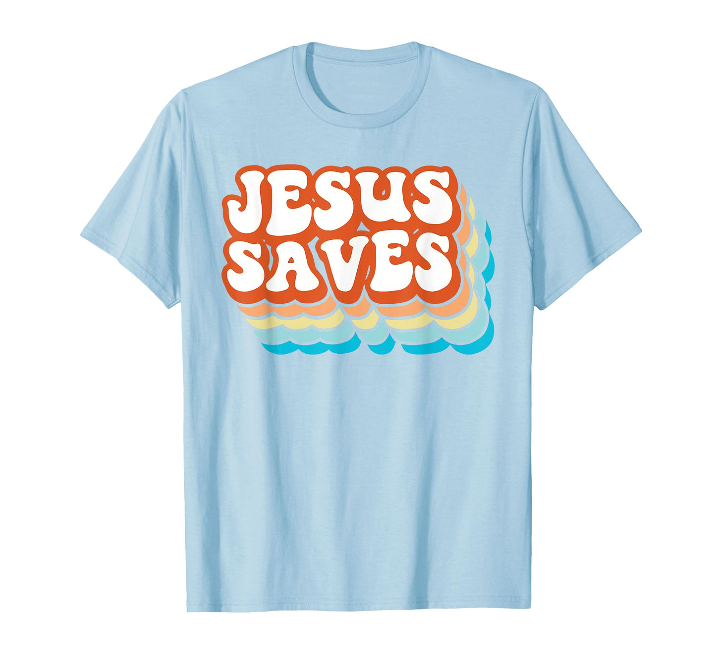 Jesus Saves Christian Cross God Faith Bible Religious Pray T-Shirt