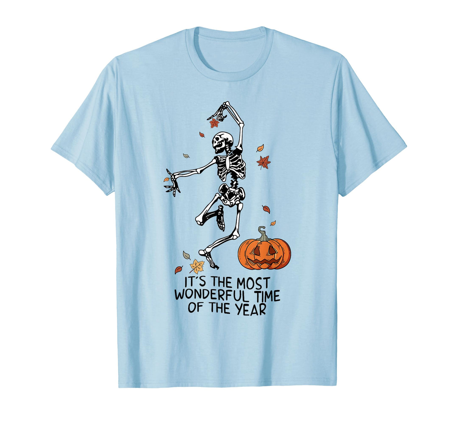 It's The Most Wonderful Time Of The Year Skeleton Halloween T-Shirt