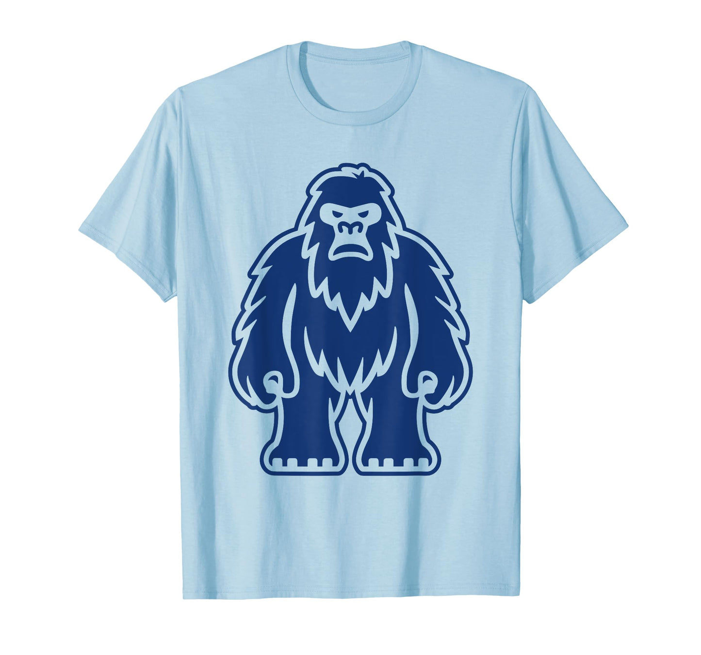 Beast yeti Snowman humor simple yeti T-Shirt