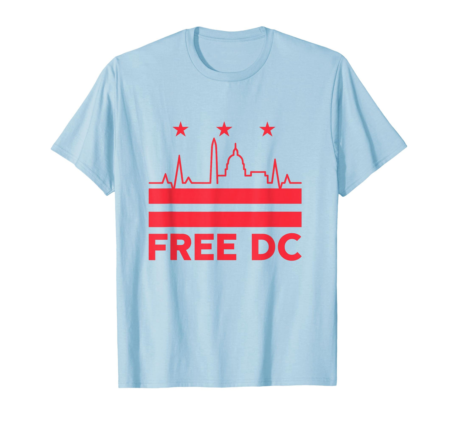 Vintage Free DC Washington Retro Protect Home Rule Quote T-Shirt
