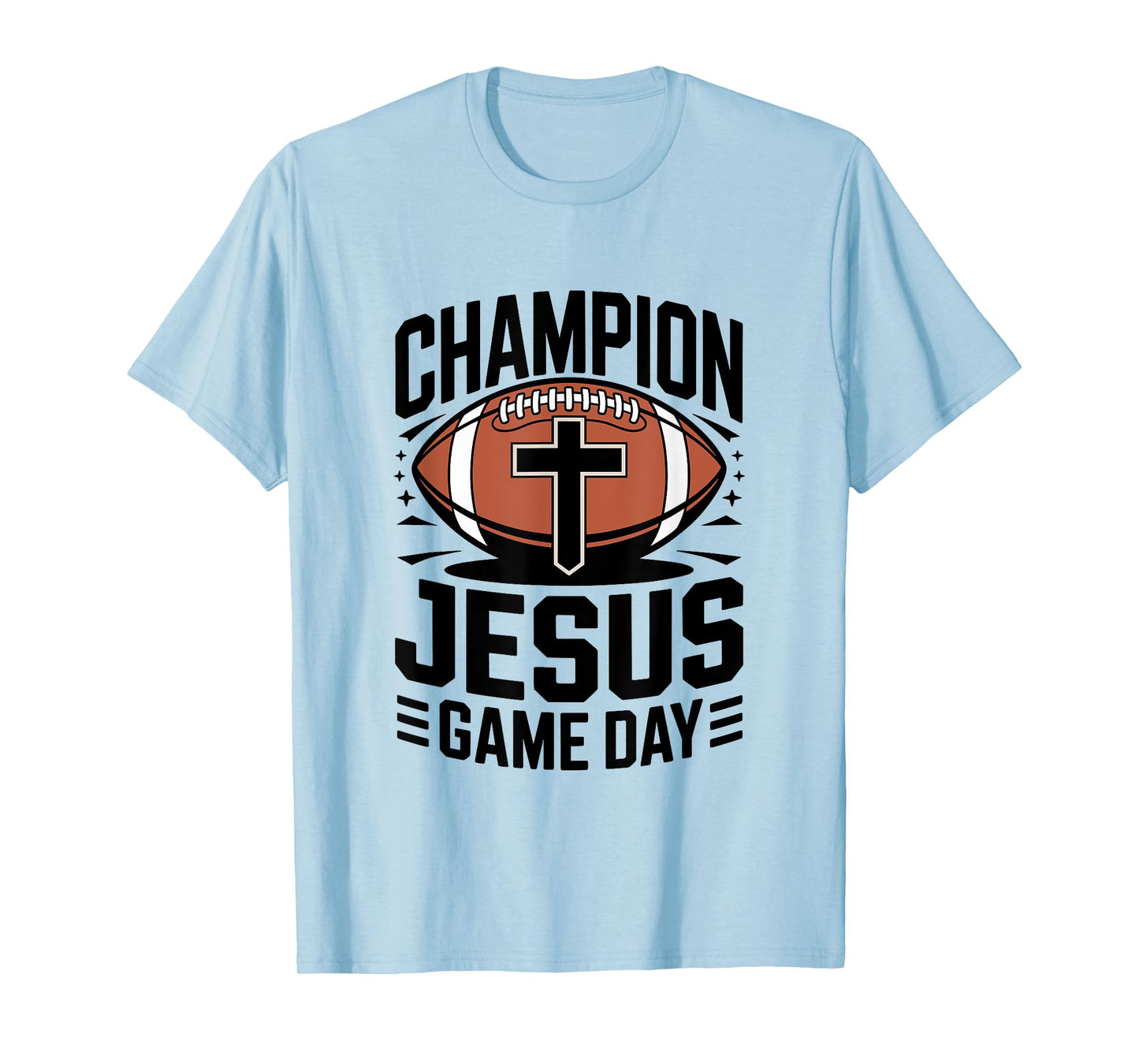 Fantasy Football Champion Jesus Game Day T-Shirt
