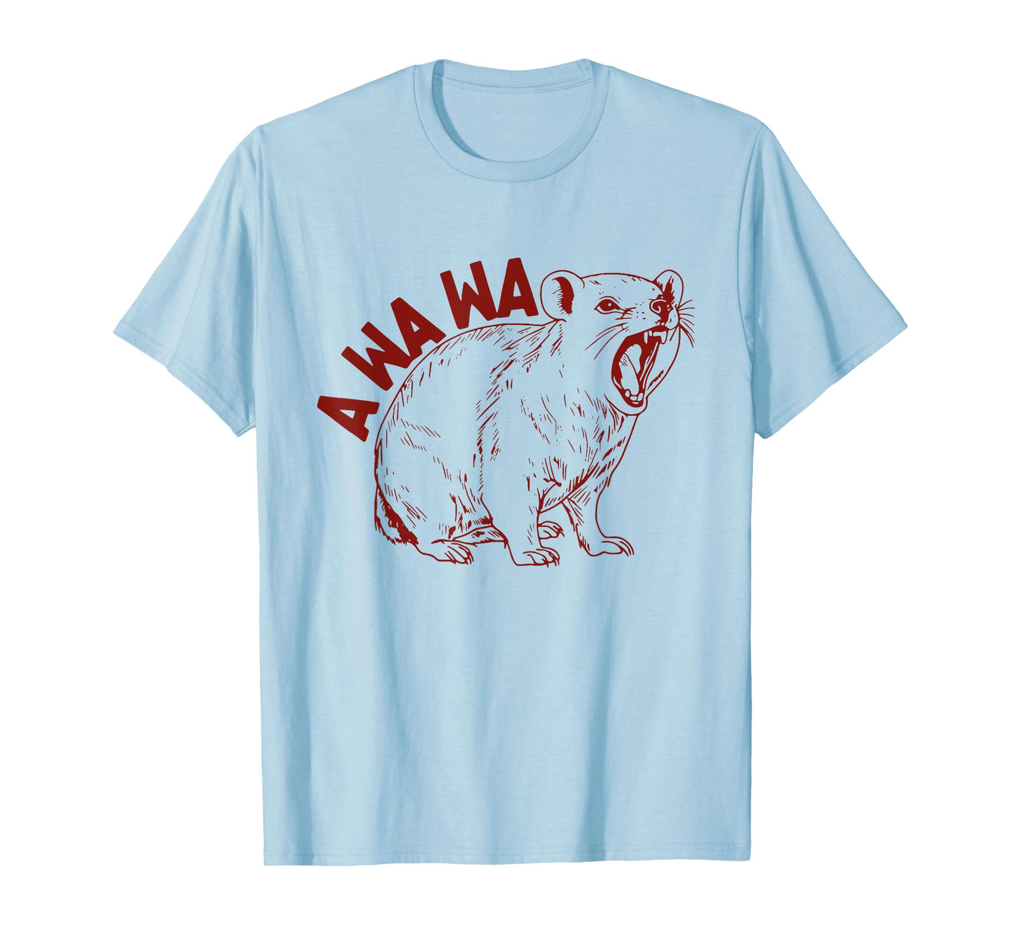 Rock Hyrax Lover Awawa Funny Groundhog Dassi T-Shirt