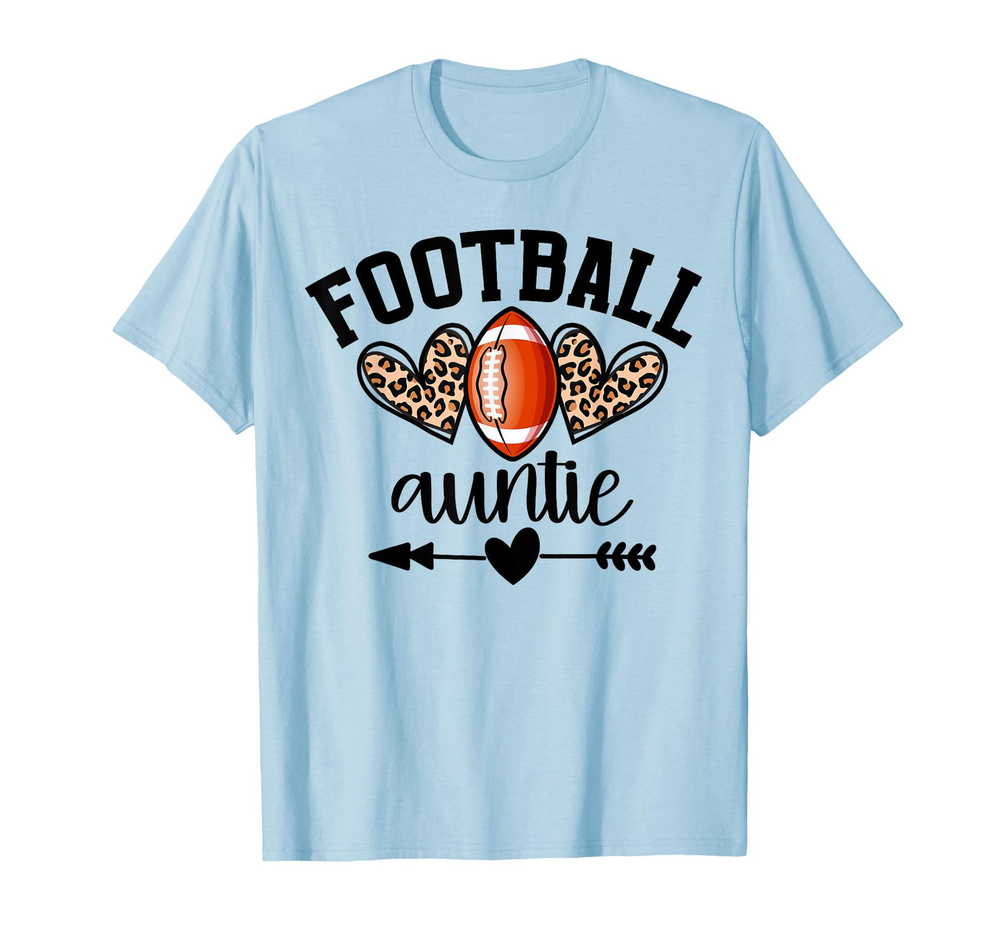 Football Auntie Womens Football Aunt Game Day Senior Night T-Shirt