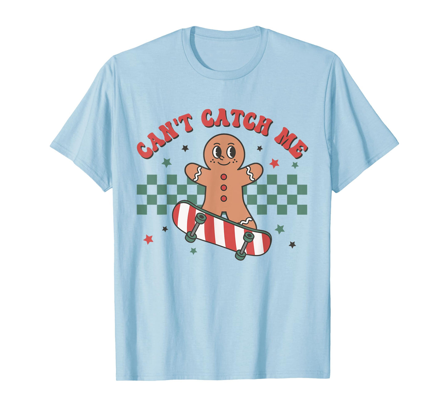 Can't Catch Me Gingerbread Christmas Cookies Toddler Kids T-Shirt