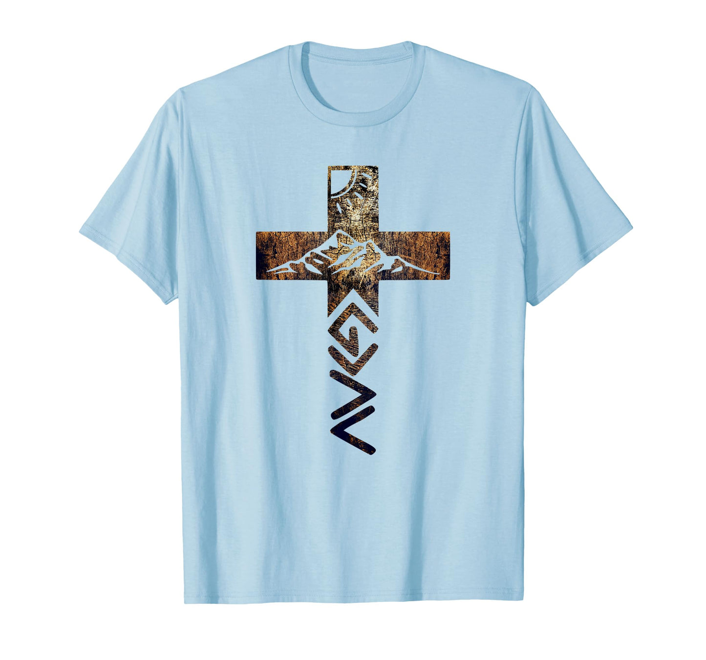 God Greater Than The Highs And Lows Cross for Christians T-Shirt