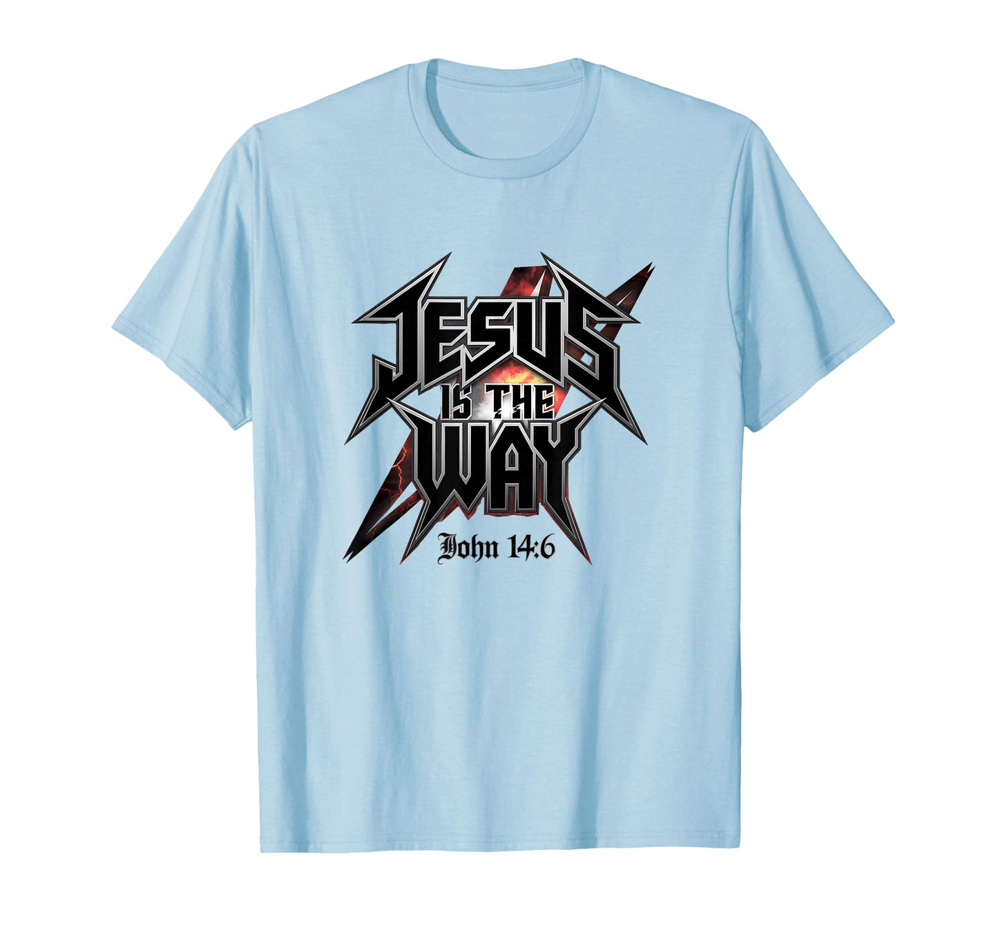 Jesus is The Way John 14:6 Christian Rock T-Shirt