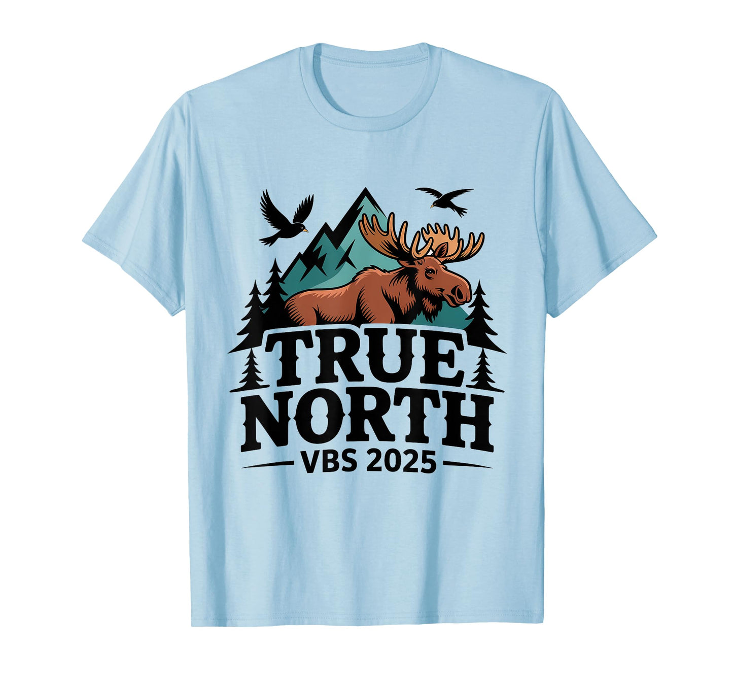 True North VBS 2025 Christian Trusting Jesus Wilderness T-Shirt