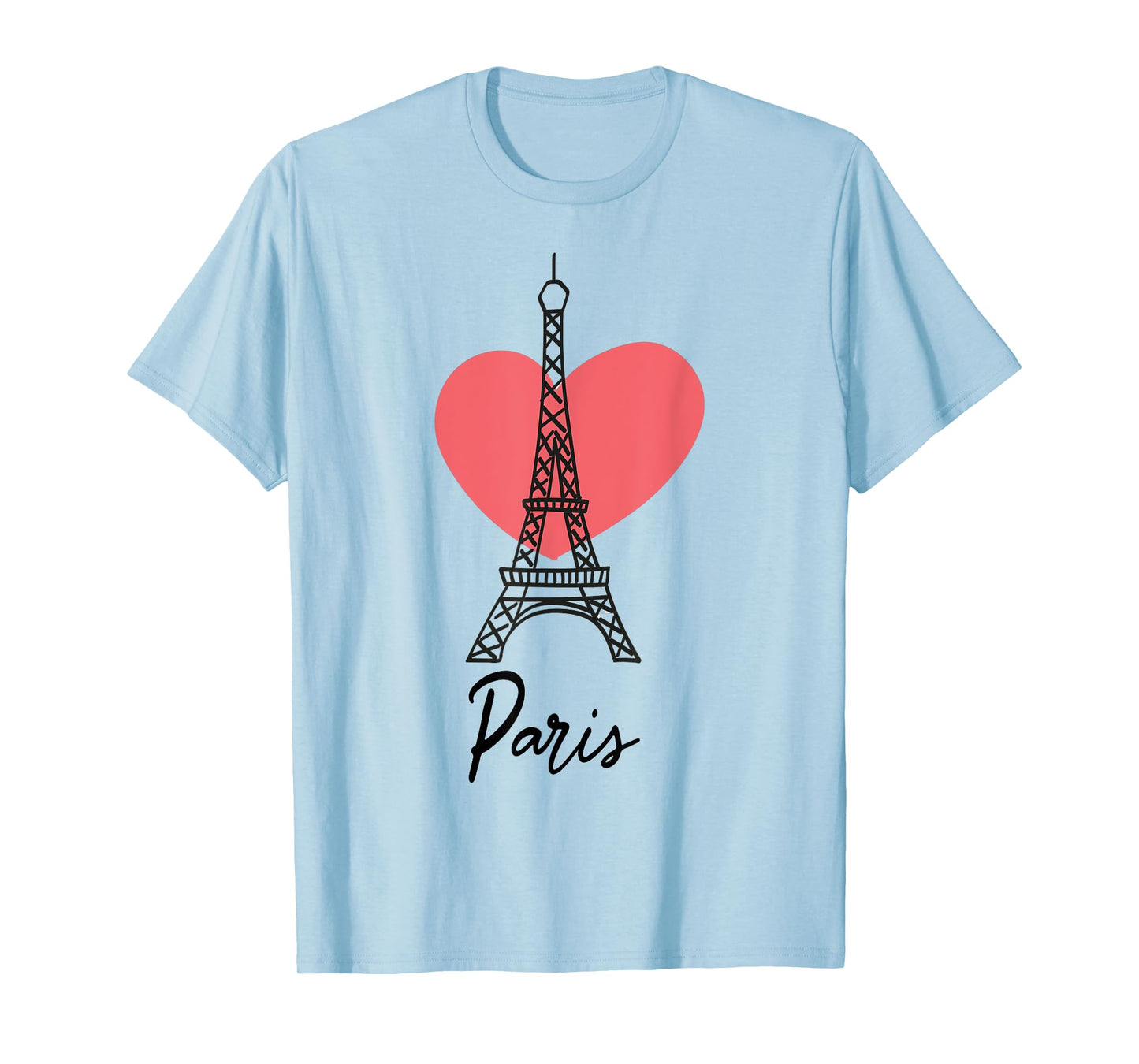 Eiffel Tower Paris Girls Guys Travel Holiday France Souvenir T-Shirt