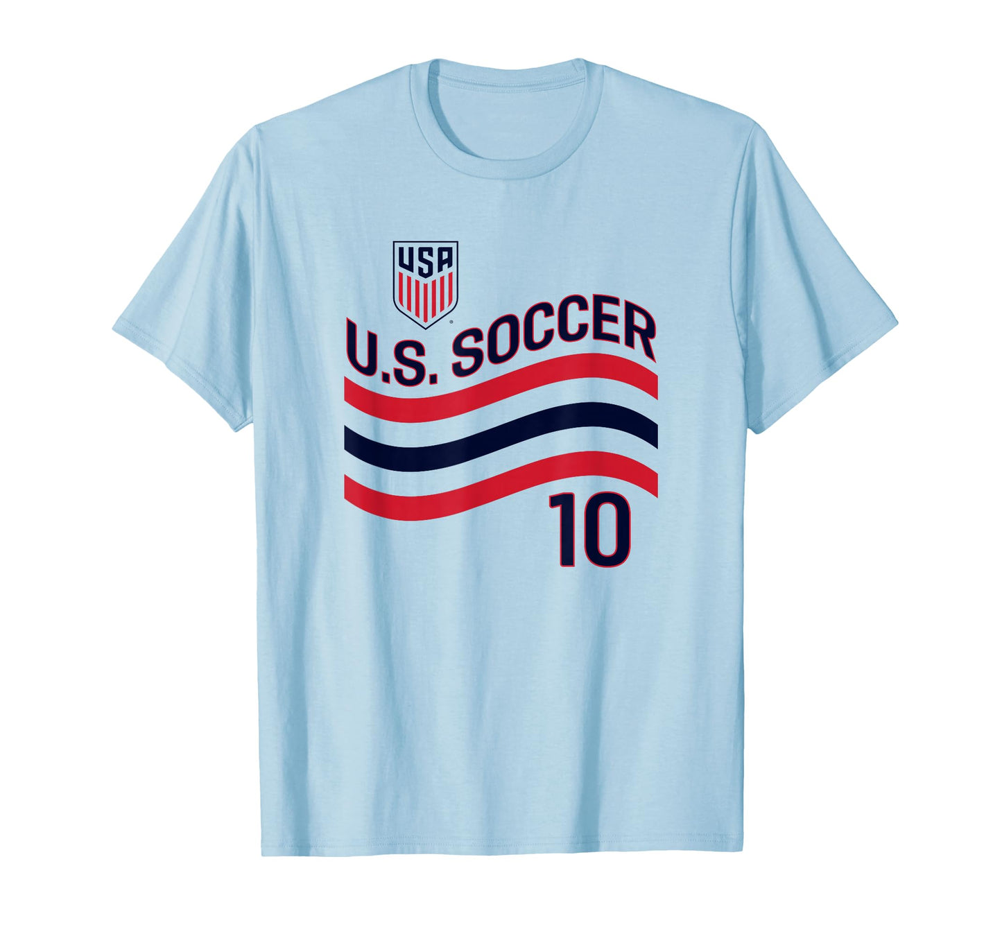 Christian Pulisic 10 White USMNT Officially Licensed T-Shirt
