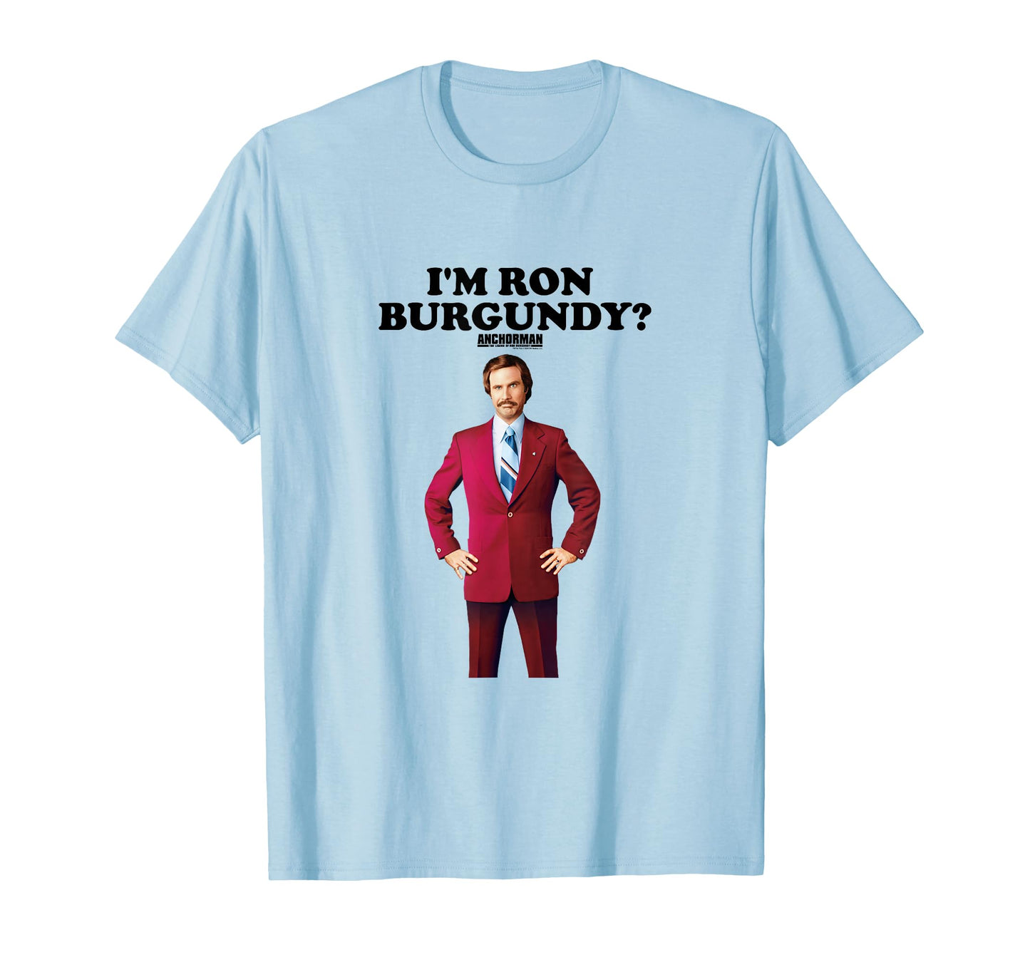 Anchorman I'm Ron Burgundy? Teleprompter Line Pose Quote T-Shirt