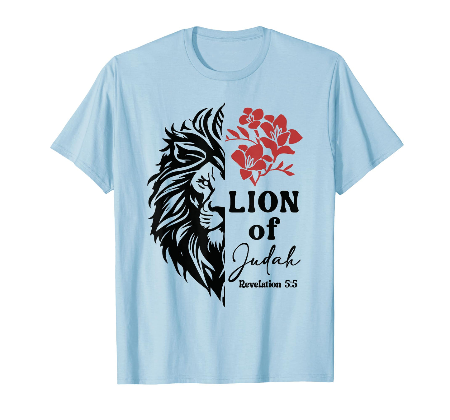 Jesus Lion Of Judah Faith God Christians T-Shirt