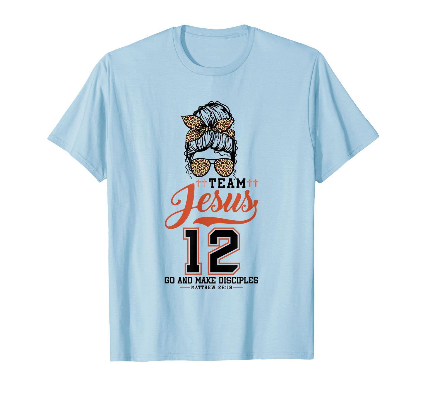 Jesus Baseball Team Jesus Christian Matthew 28:19 Verse T-Shirt