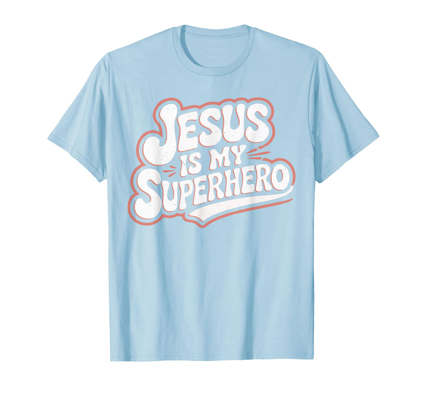 Toddler Girls Jesus is My Superhero Christian Sister God Mom T-Shirt