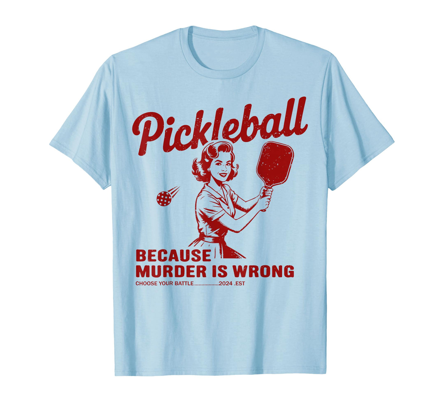 Funny Pickle Ball Outfit Women, Retro Gifts Pickleball T-Shirt