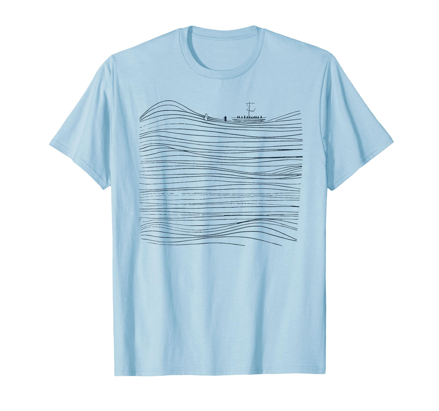 Walking On Water Boho Christian Retro Christian Faith T-Shirt