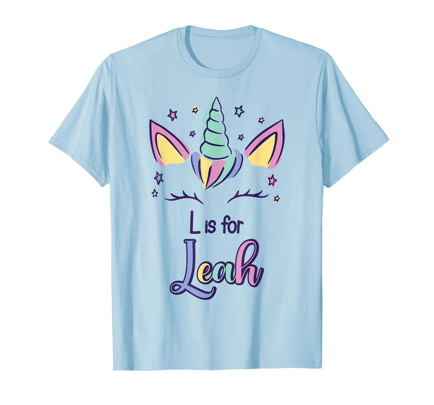 First Name Leah Personalized L Is For Leah T-Shirt